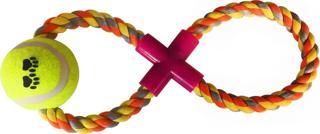 Tenis Toplu X Şekilli Köpek Diş İpi 7-30 cm Sarı