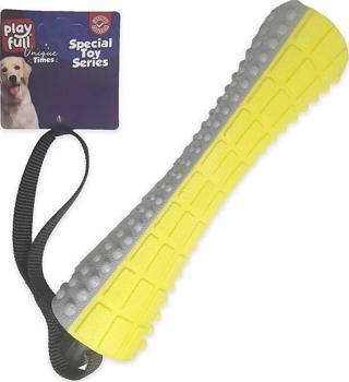 Playfull Sesli Lüx Köpek Eğitim Oyuncağı 37x5 Cm Sarı