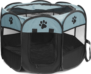 Kedi Köpek Oyun Alanı Kumaş 30x43cm 8 parça çap 65 cm