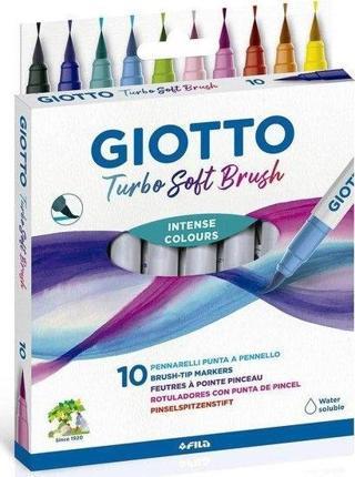 Giotto Turbo Brus FırçaUçlu Keçeli Kalem 10lu 426800