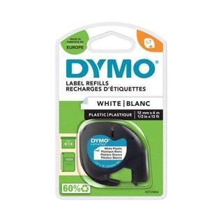 DYMO LetraTag Plastik Şerit 12 mm X 4 mt Beyaz (59422) S0721660