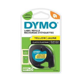 DYMO LetraTag Plastik Şerit 12 mm x 4 mt Sarı (59423) S0721620