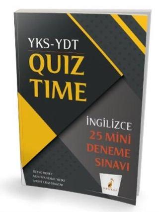 YKS YDT İngilizce Quiz Time 25 Mini Deneme - Kolektif  - Pelikan Yayınları
