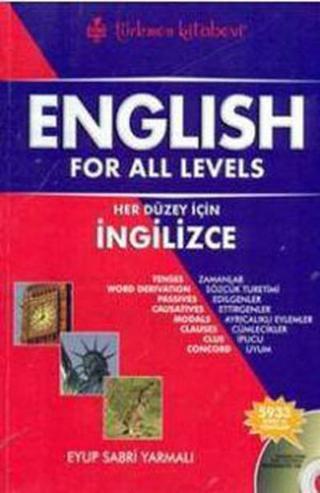 English For All Levels CD'li - E. Sabri Yarmalı - Türkmen Kitabevi