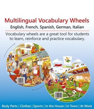 Kelime Çarkları Seti-5 Dilde Temel Kelimeler (İngilizce, Almanca, İspanyolca, Fransızca, İtalyanca) Multilingual Vocabul - Kolektif  - Nüans