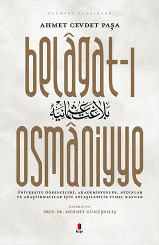 Belagat-ı Osmaniyye - Ahmet Cevdet Paşa - Kapı Yayınları