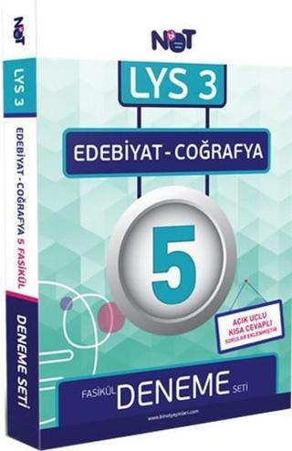 LYS 3 Edebiyat-Coğrafya 5 Deneme - Kolektif  - Bi Not Yayınları