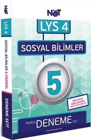 LYS 4 Sosyal Bilimler 5 Deneme - Kolektif  - Bi Not Yayınları