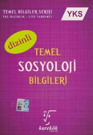 YKS Temel Sosyoloji Bilgileri Dizinli - Ahmet Sezgin - Karekök Eğitim Yayınları