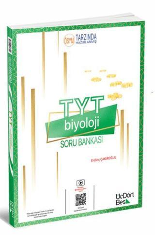 2022 TYT Biyoloji Soru Bankası - Erdinç Çakıroğlu - Üç Dört Beş Yayınları
