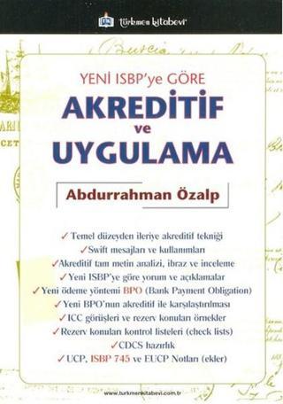 Akreditif ve Uygulama - Abdurrahman Özalp - Türkmen Kitabevi