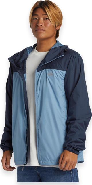 Quiksilver Eqyjk04030 Overcast Windbreaker Mavi Erkek Ceket L