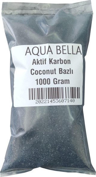 Aqua Bella Su Arıtma Ve Damıtma Için Granül Aktif Karbon Filtresi Coconut Bazlı 1000 Gram