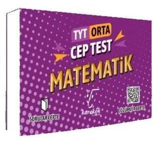 TYT Orta Matematik Cep Test - Kolektif  - Karekök Eğitim Yayınları