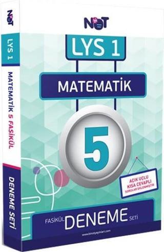 LYS 1 Matematik 5 Deneme - Kolektif  - Bi Not Yayınları