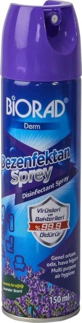 Biorad Parfümlü Dezenfektan Sprey Lavanta Kokulu 150ml