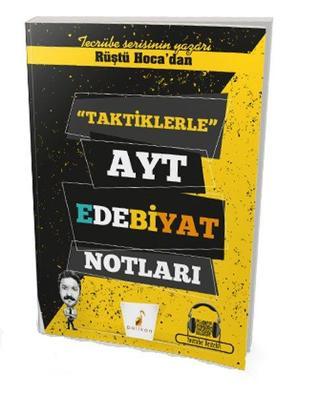 Rüştü Hoca'dan Taktiklerle AYT Edebiyat Notları - Rüştü Bayındır - Pelikan Yayınları
