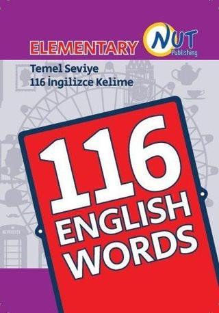 Elemantary 116 English Words Kartları-Temel Seviye 116 İngilizce Kelime Kolektif  Nut Publishing