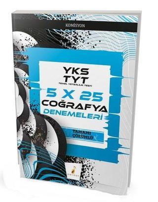 2019 YKS TYT 5X25 Coğrafya Denemeleri - Kolektif  - Pelikan Yayınları