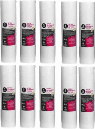 Aqua Bella Su Arıtma Cihazı 5 Mikron Sediment Spun Filtre (10 Adet)