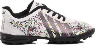 Ayakmod Hulk Örümcek Desenli Beyaz Çocuk Halı Saha Ayakkabısı