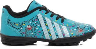 Ayakmod Hulk Örümcek Desenli Turkuaz Çocuk Halı Saha Ayakkabısı