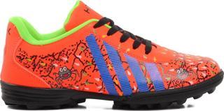 Ayakmod Hulk Örümcek Desenli Turuncu Çocuk Halı Saha Ayakkabısı