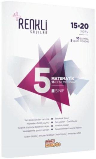 5.Sınıf Matematik 15 Deneme Sınavı-Renkli Sayılar