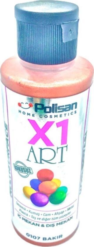 POLİSAN X1 HOBİ BOYASI 0107 YALDIZ BAKIR 120 ML