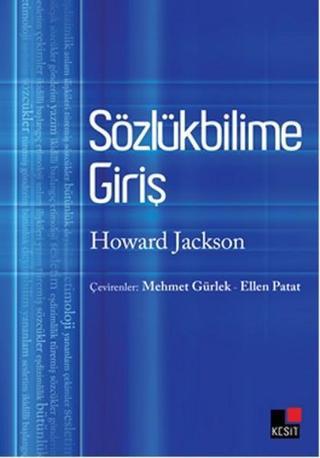 Sözlükbilime Giriş - Howard Jackson - Kesit Yayınları