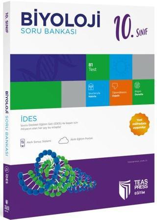 10.Sınıf İDES Biyoloji Soru Bankası - Kolektif  - Teas Press Eğitim