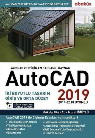Autocad 2019-Video Eğitim Seti - Gökalp Baykal - Abaküs Kitap