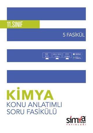 11. Sınıf Kimya Konu Özetli Soru Fasikülü - 5 Adet - Kolektif  - Simya Dergisi Yayınları