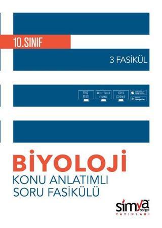 10. Sınıf Biyoloji Konu Özetli Soru Fasikülü - 3 Adet - Kolektif  - Simya Dergisi Yayınları
