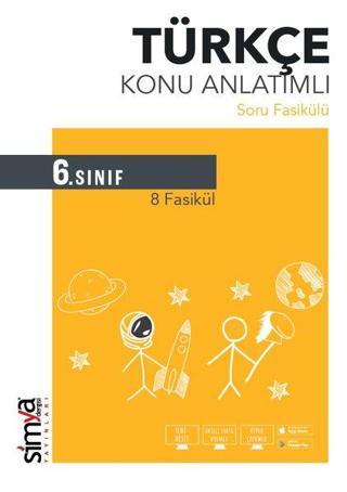 6. Sınıf Türkçe Konu Özetli Soru Fasikülü - 8 Adet - Kolektif  - Simya Dergisi Yayınları