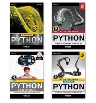 Süper Python Seti - 4 Kitap Takım - Kolektif  - Kodlab