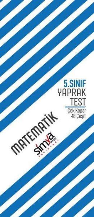 5. Sınıf Matematik Çek Kopar Kolektif  Simya Dergisi Yayınları