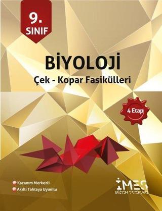 9.Sınıf Biyoloji Çek - Kopar Fasikülleri 4 Etap - Kolektif  - İmes Eğitim Yayınları