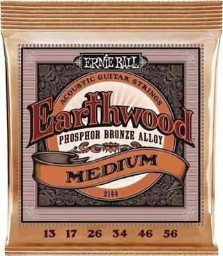 Ernie Ball P02144 - Earthwood Medium Phosphor Bronze 13-56 Akustik Gitar Teli