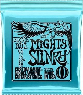 Ernie Ball P02228 - Mighty Slinky Nickel Wound 8.5-40 Elektro Gitar Teli