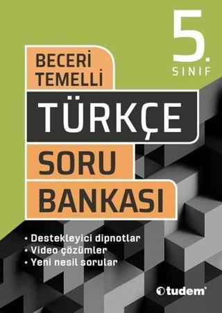 5.Sınıf Türkçe Beceri Temelli Soru Bankası - Kolektif  - Tudem Yayınları - Ders Kitapları