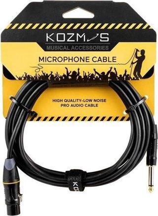 Kozmos KCL-062-3M XLR-TS 6,35mm Mono 3mt Kablo