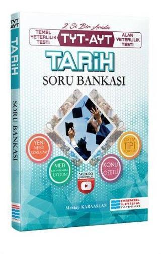 TYT - AYT Tarih Video Çözümlü Soru Bankası - Mehtap Karaaslan - Evrensel İletişim Yayınları