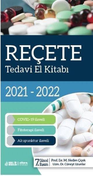 Reçete Tedavi El Kitabı 2021 - 2022 - Cüneyt Uzunlar - Nobel Tıp Kitabevleri