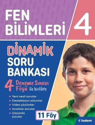 4.Sınıf Fen Bilimleri Dinamik Soru Bankası - Kolektif  - Tudem Yayınları - Ders Kitapları