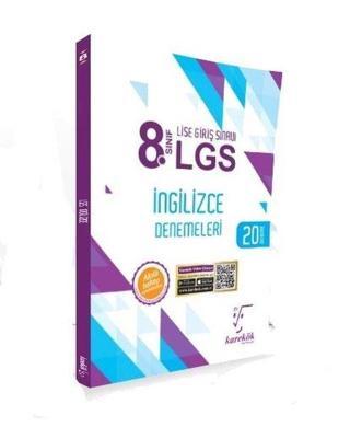8.Sınıf LGS İngilizce Denemeleri - Kolektif  - Karekök Eğitim Yayınları