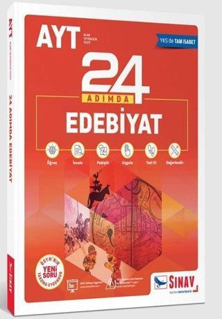 AYT 24 Adımda Edebiyat Konu Anlatımlı Soru Bankası - Kolektif  - Sınav Dergisi Yayınları
