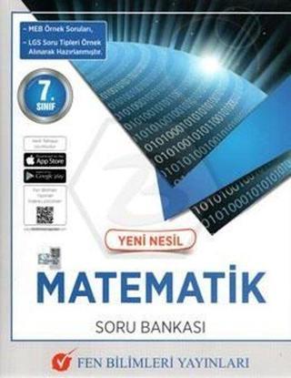 7.Sınıf Yeni Nesil Matematik Soru Bankası - Kolektif  - Fen Bilimleri Yayınları
