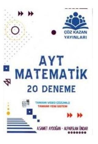 AYT Matematik 20'li Deneme - Kolektif  - Çöz Kazan Yayınları