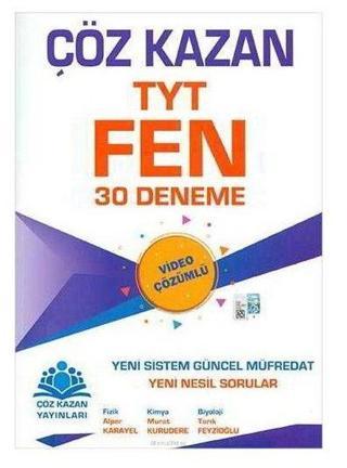 TYT Fen Bilimleri 30 Deneme - Kolektif  - Çöz Kazan Yayınları